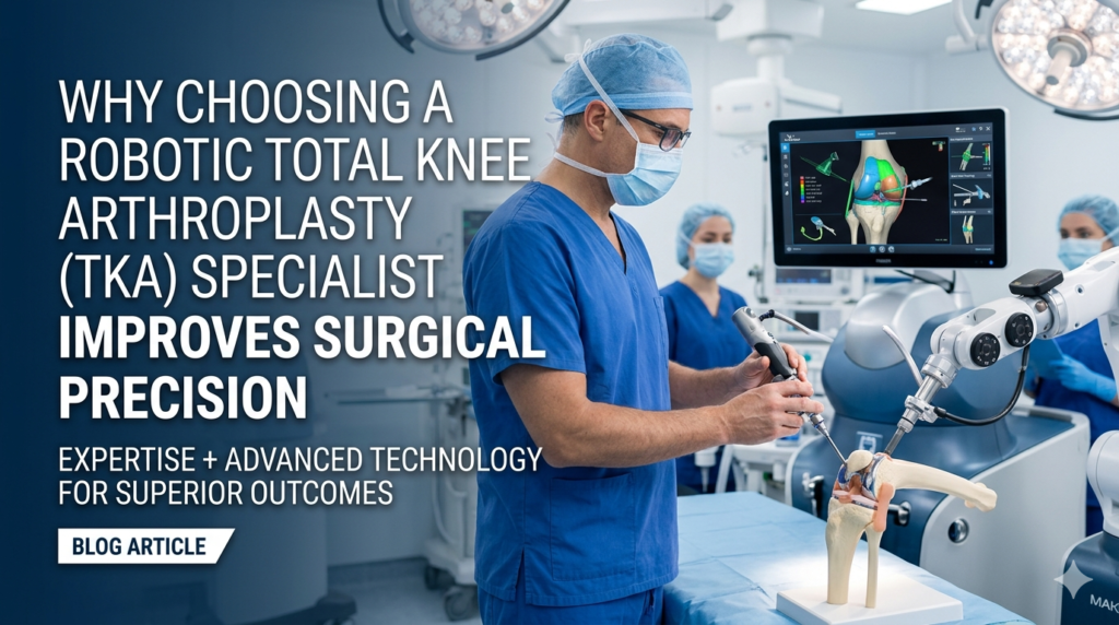 Why Choosing a Robotic Total Knee Arthroplasty (TKA) Specialist Improves Surgical Precision