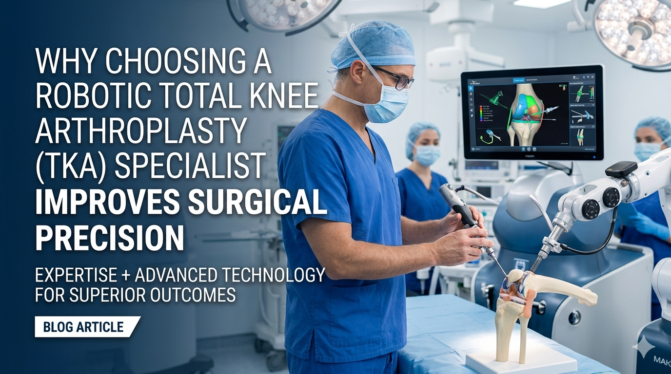 Why Choosing a Robotic Total Knee Arthroplasty (TKA) Specialist Improves Surgical Precision