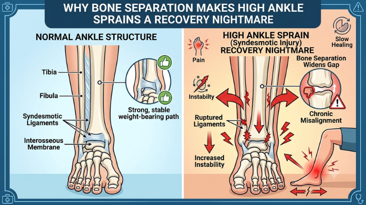 High Ankle Sprains a Recovery Nightmare