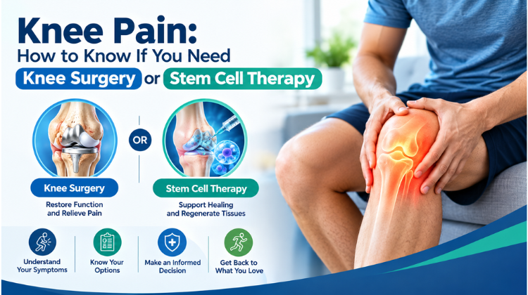 Knee Pain: How to Know If You Need Knee Surgery or Stem Cell Therapy